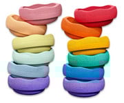 stapelstein® rainbow 6 Stück ∅ 27 5 cm 1