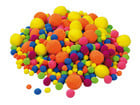 Neon Pompon Bälle 500 Stück