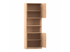 Flexeo® Kombi Schrank unten und oben Drehtüren = 6 Ordnerhöhen